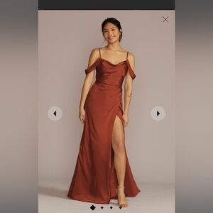 Davis’s Bridal Gown; Excellent condition; Cinnamon, Size 8